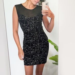 Geometric Bodycon Dress